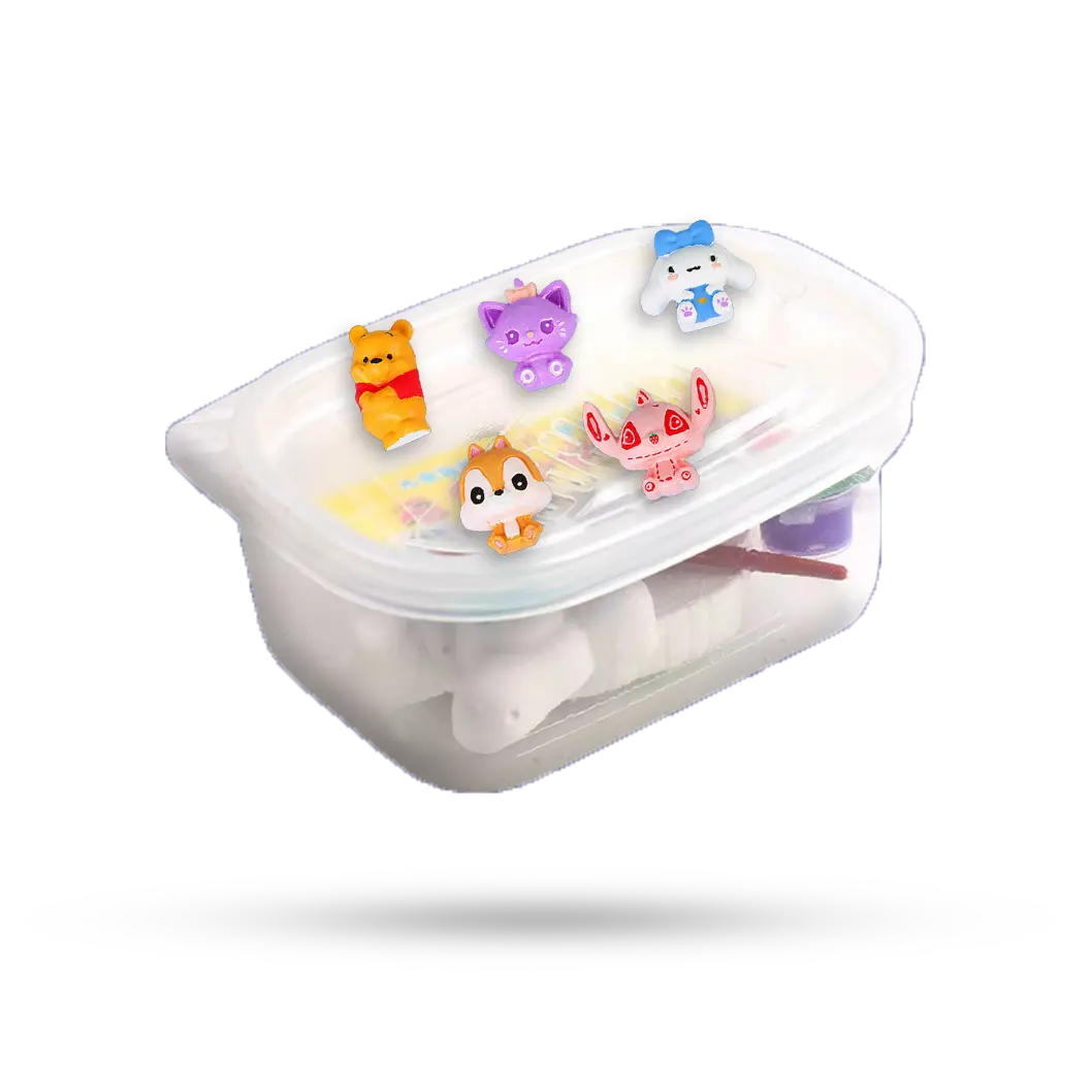 gypsum pieces for coloring ( 2 pieces 3 colors)