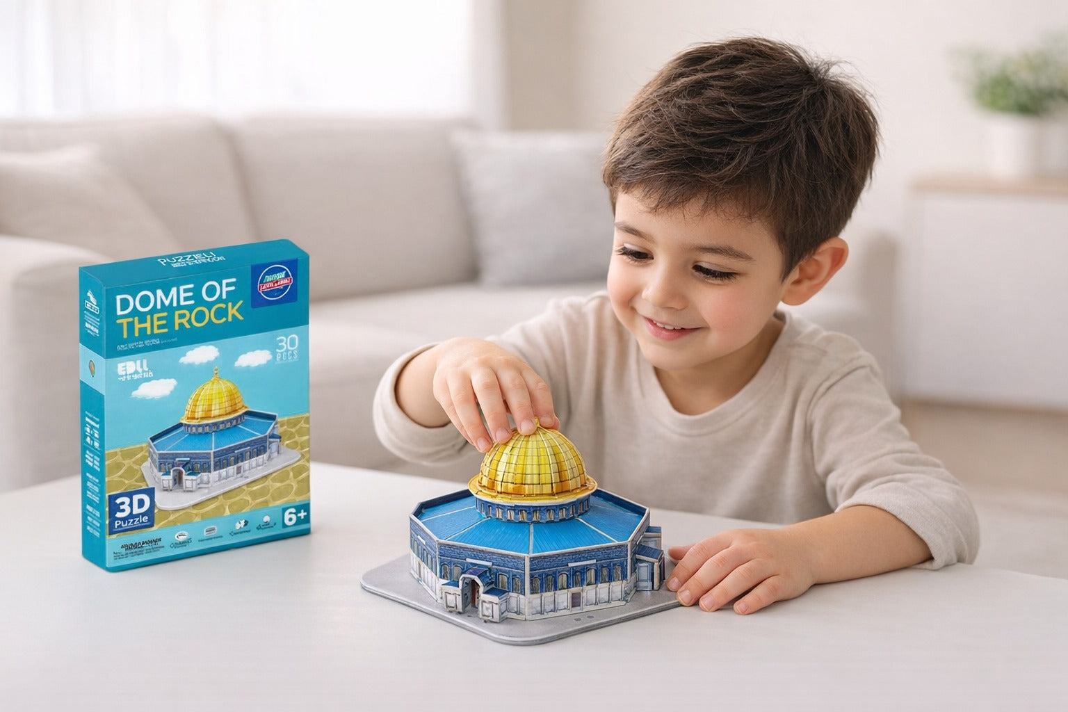 3D Puzzle Dome Of The Rock 20 Pieces